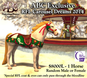 ABC - RFL Carousel Dreams 2014 - Horse